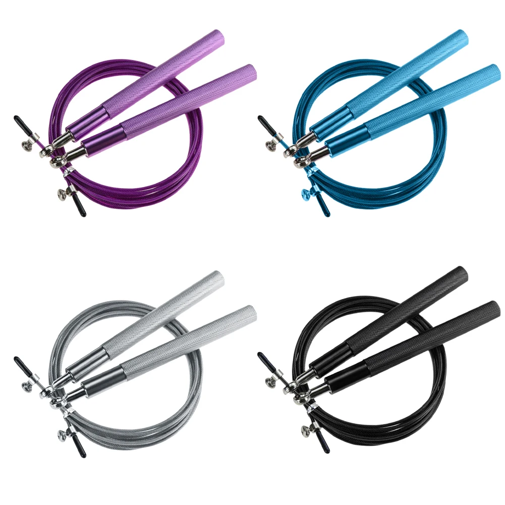

Steel Wire Skipping Adjustable Jump Rope Home Exercise Fitness Equipment Cross fit Men Workout Accessories for MMA Boxing Train