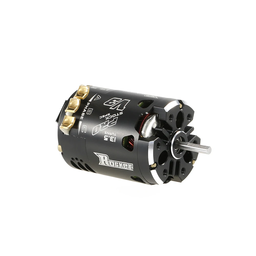Черный сенсорный Бесколлекторный двигатель SURPASS HOBBY Rocket V3 540 13 5 T 1/10 кв для
