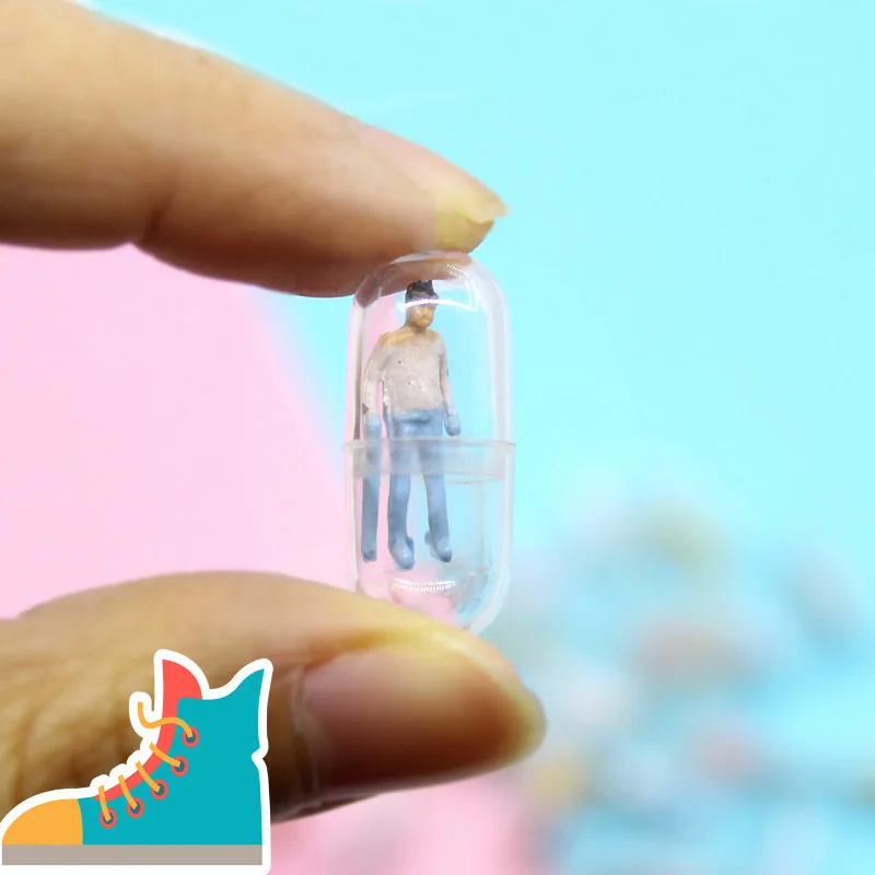 

100PCS Capsule Color Villain Mobile Phone Shell Decoration Earrings Pendant Acessories Slime Crystal Mud Filling