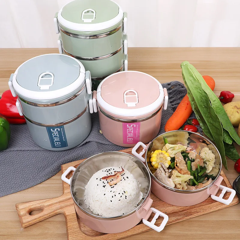 Изоляционная герметичная отдельная решетка из нержавеющей стали Bento Box детский