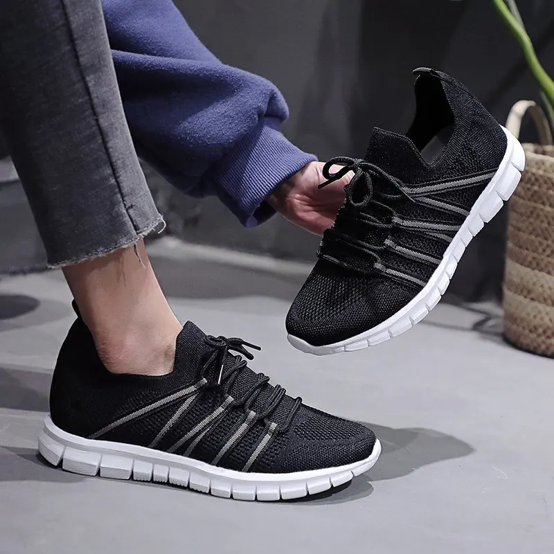 

Women Sneakers 2021 Ladies Sports Shoes Ladies Trainers Platform Woman Baskets Femme Dames Black Mujer Tenis Feminino