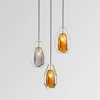 nordic modern loft hanging glass pendant lamp fixture led pendant lights for kitchen restaurant bar living room bedroom lighting