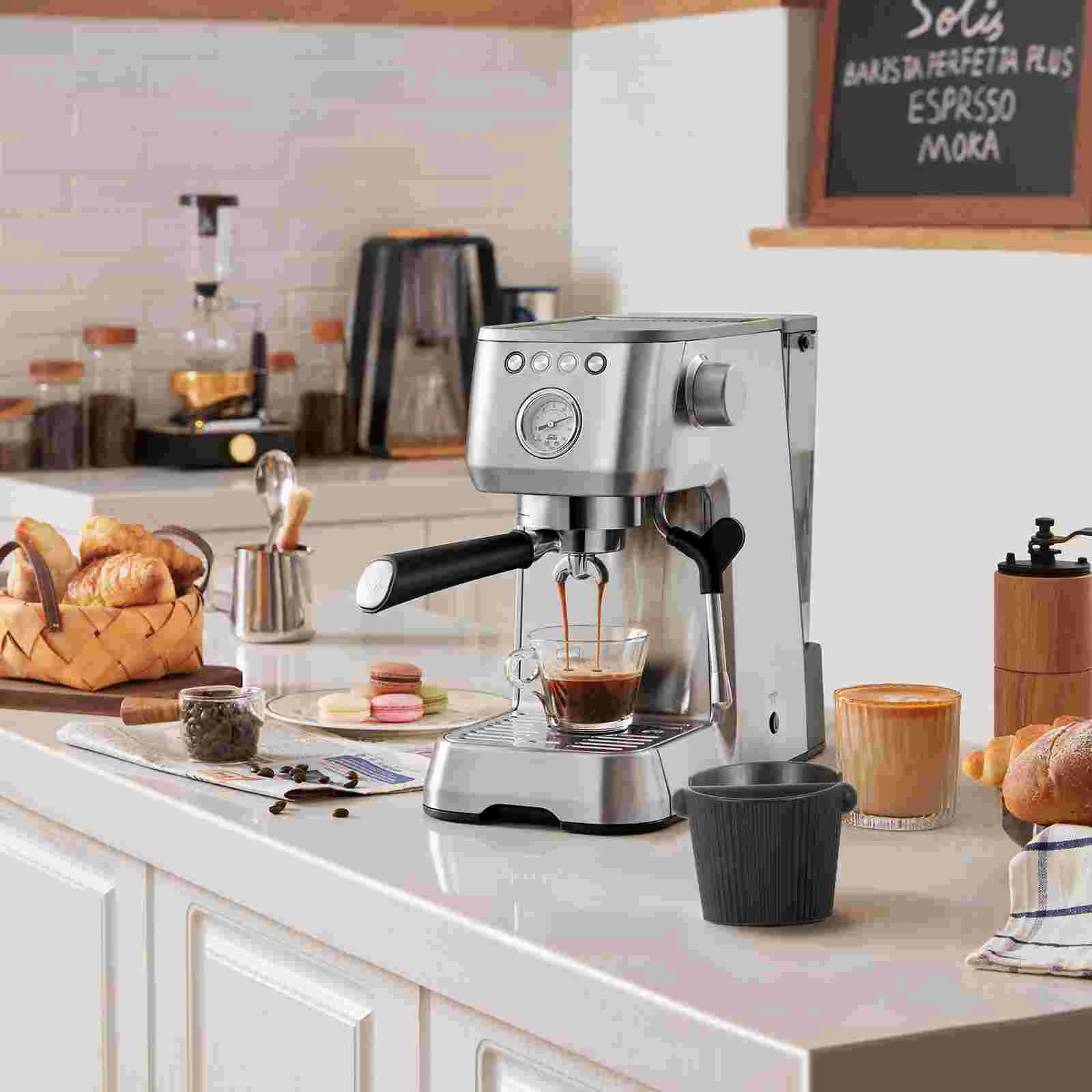 

Coffee Grounds Container Box Mini Grind Bin Ground Espresso Knock