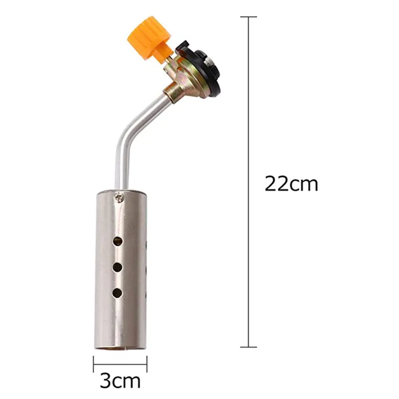 Portable Flamethrower Burner Welding Torch Butane Gas Blow Hand Ignition Camping BBQ Tool High Temperature |