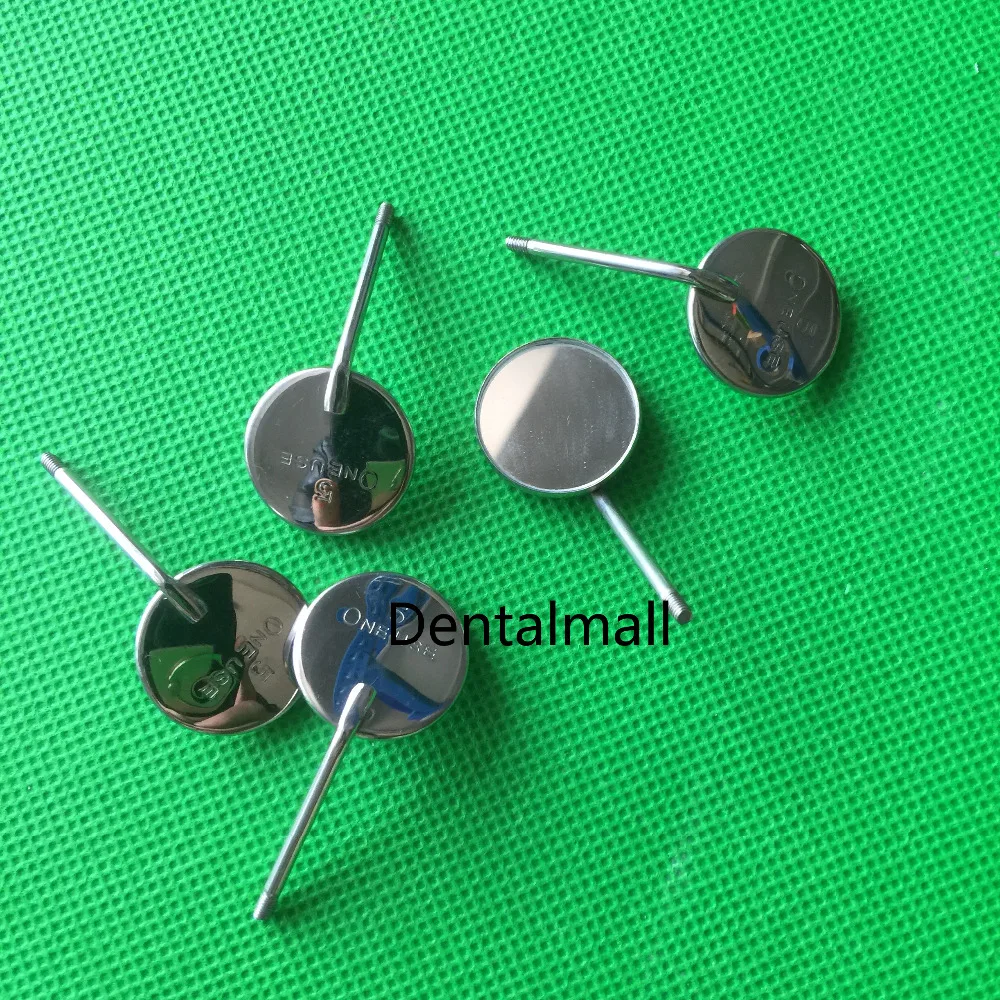 5 шт./упак. Стоматологическая Диагностика зеркала плоское конусная розетка для