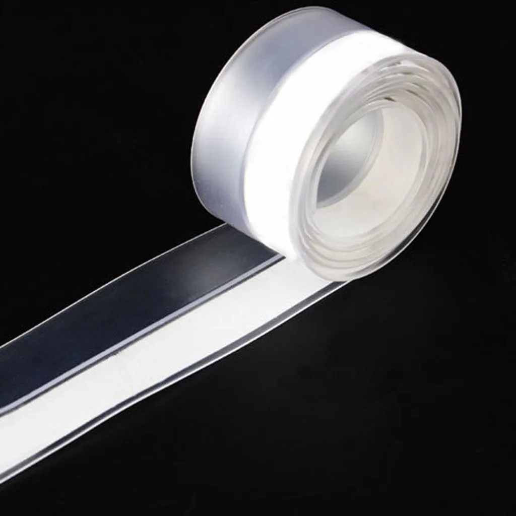 

Transparent Windproof Silicone Sealing Strip Bar Door Sealing Strip Silicone Rubber Self-adhesive Waterproof Outside #3s