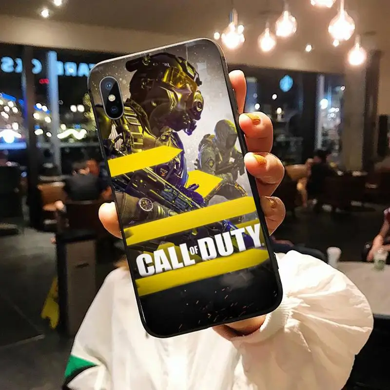 

call of duty shooting game high quality luxury Phone Case funda for iPhone 11 12 pro XS MAX 8 7 6 6S Plus X 5S SE 2020 XR