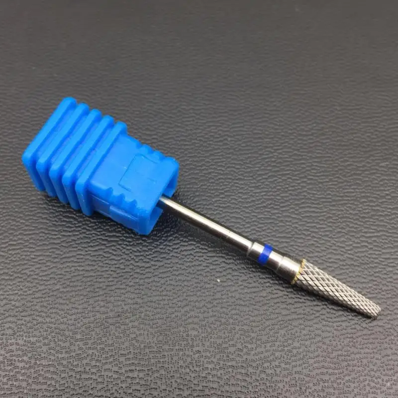 4 размера цилиндрические карбидные сверла для ногтей электрической маникюрной