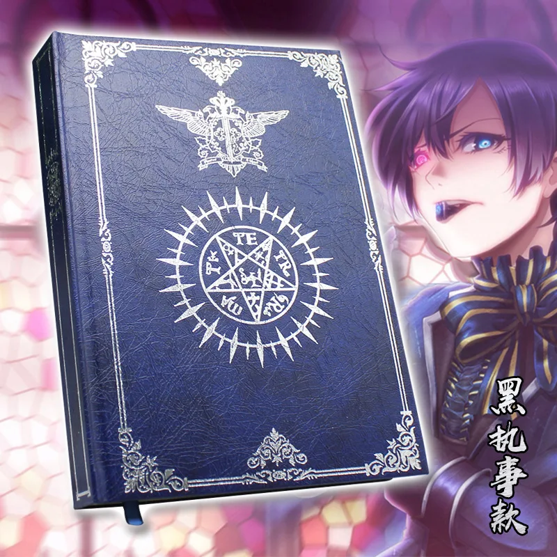 Дата живой черный Bulter Fate Grand Order Hatsune Miku Wuxian Wei Wangji Lan Косплей Записная книжка