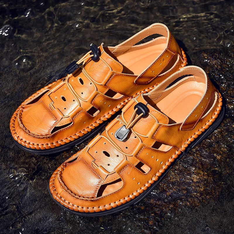 

Sandalias De Hombre Men's Sandals Size 44 Men Summer Shoes Mens Footwear Sandalias Hombre De Cuero Sandalhas Masculina