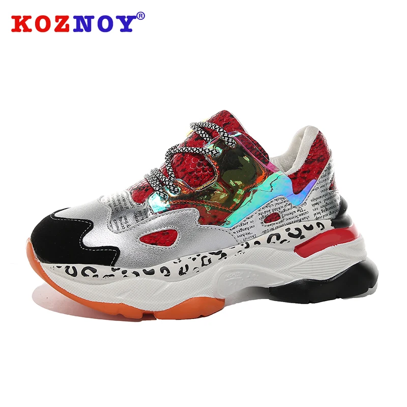 Koznoy/женские кроссовки на толстой подошве Сезон осень Прямая поставка Модная