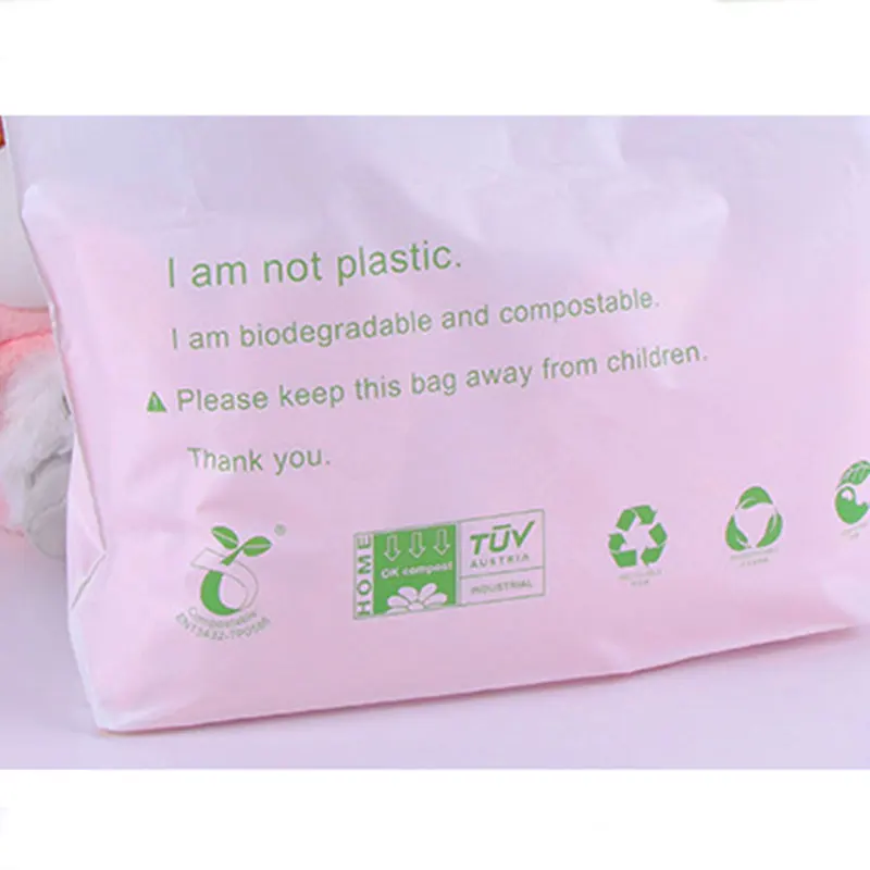 100% биоразлагаемые одежда вторичной упаковке службы экспресс-доставки