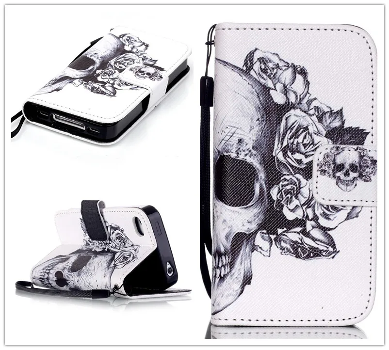 Fashion Brand Cover Flip Wallet with Stand Soft TPU Leather Case For Apple iphone 5 5s SE 4 4s 6 6s 4.7 inch Bags | Мобильные