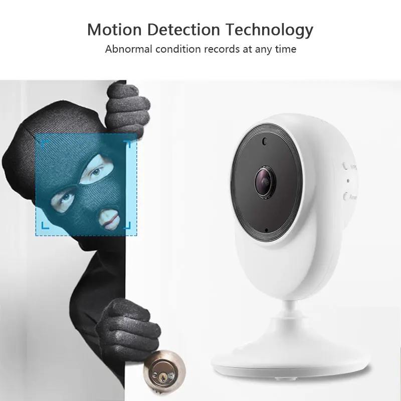 Беспроводная Wi-Fi камера 720P HD с обнаружением движения многофункциональная