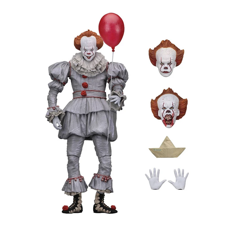 NECA Stephen King's It Pennywise ПВХ фигурка украшения для приборной панели автомобиля аксессуары авто игрушка для автомобиля-Стайлинг