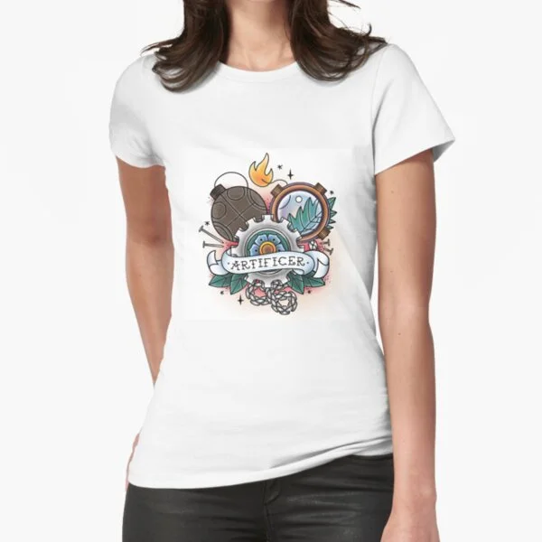 

Artificer Vintage Dandd Tattoo T-Shirt Print Top
