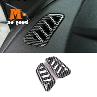 matte carbon fibre car front small air outlet decoration cover trim sticker shell for nissan sentra 2020 interior accessories