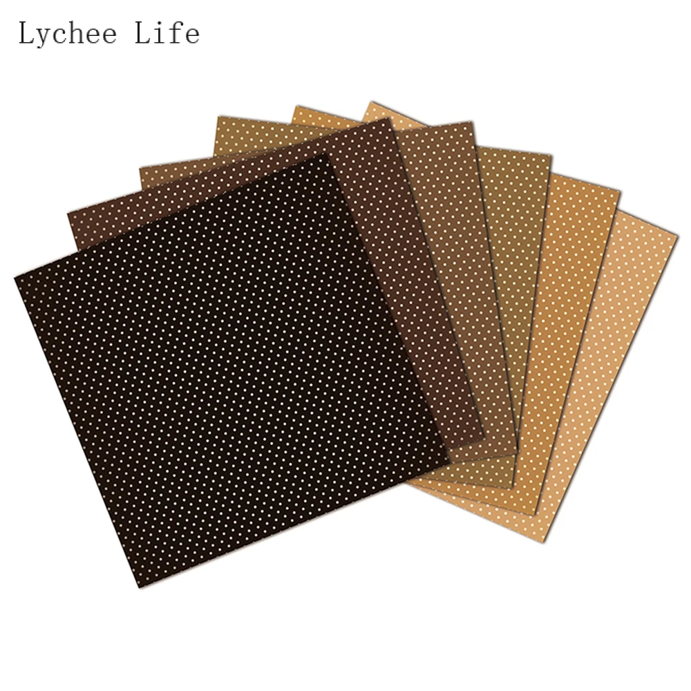 Lychee Life 12 листов/партия бумага для скрапбукинга в горошек | Дом и сад