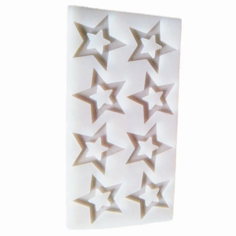 Силиконовая форма сделай сам в форме звезды силиконовая для рукоделия торта