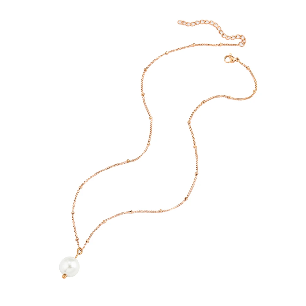 Mavis Hare роскошное ожерелье из нержавеющей стали с натуральным жемчугом и бусинами