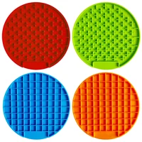 mat for dogs cats slow food bowl new pet dog feeding food bowl silicone dog feeding lick pad dog slow feeders pet treat supplies