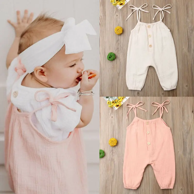 Pudcoco/Милый хлопковый комбинезон для новорожденных мальчиков и девочек