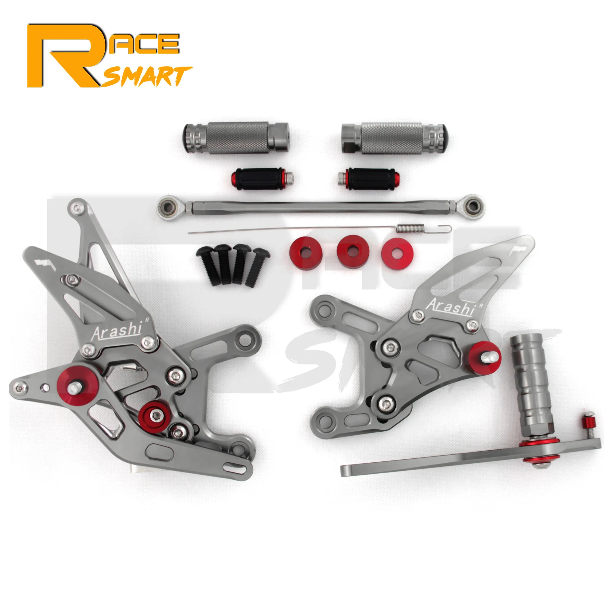 Для YAMAHA YZF R1 2009-2014 Мотоцикл с ЧПУ регулируемый задний комплект Rearsets подножка