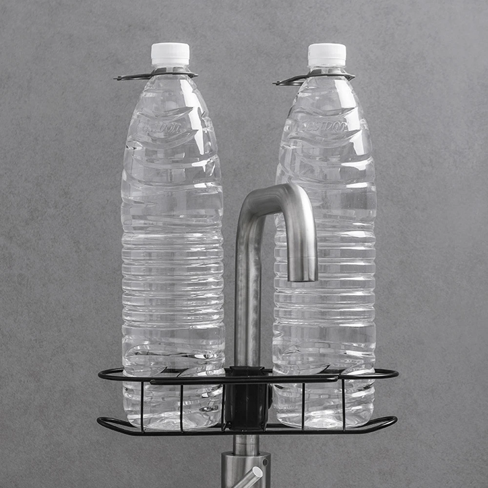 Bathroom Faucet Drain Rack Pool Storage Rack Large Kitchen Supplies Sink Sponge Rag Drain Rack Kitchen Accessories Organizer