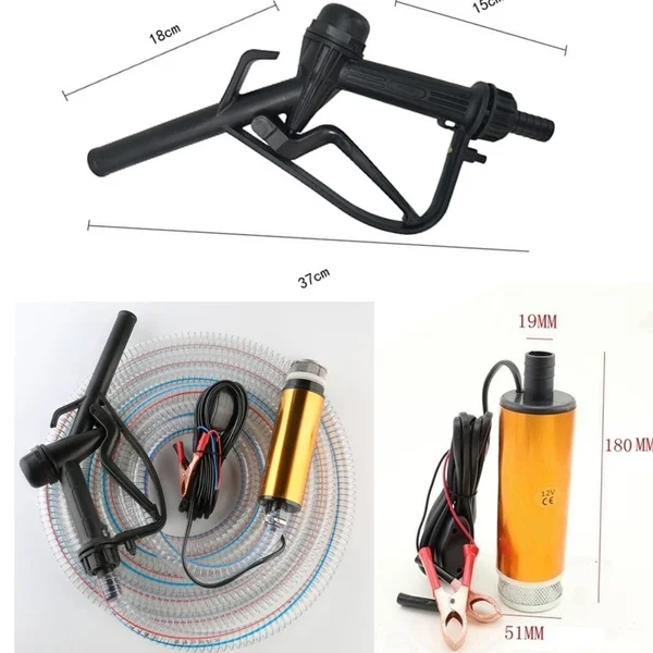 Комбинированный Электрический масляный насос CD 12 В/24 В заправочный пистолет