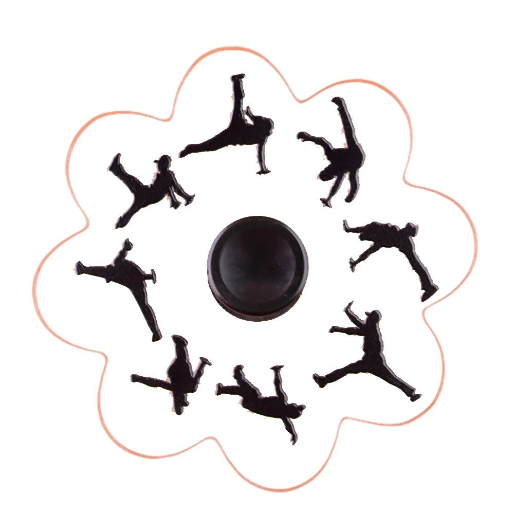 

Fingertip Spinning Top Cartoon Animated Special Effects Dynamic-Running Fidget Spinner Rotating Hand Spinner Relieves Stress Toy