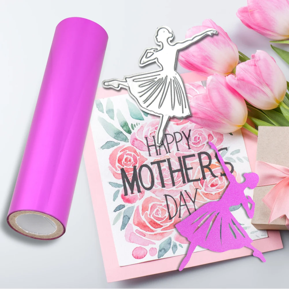 Смешанные цвета Тепловая активированная фольга 5 м теплопередача поделки своими