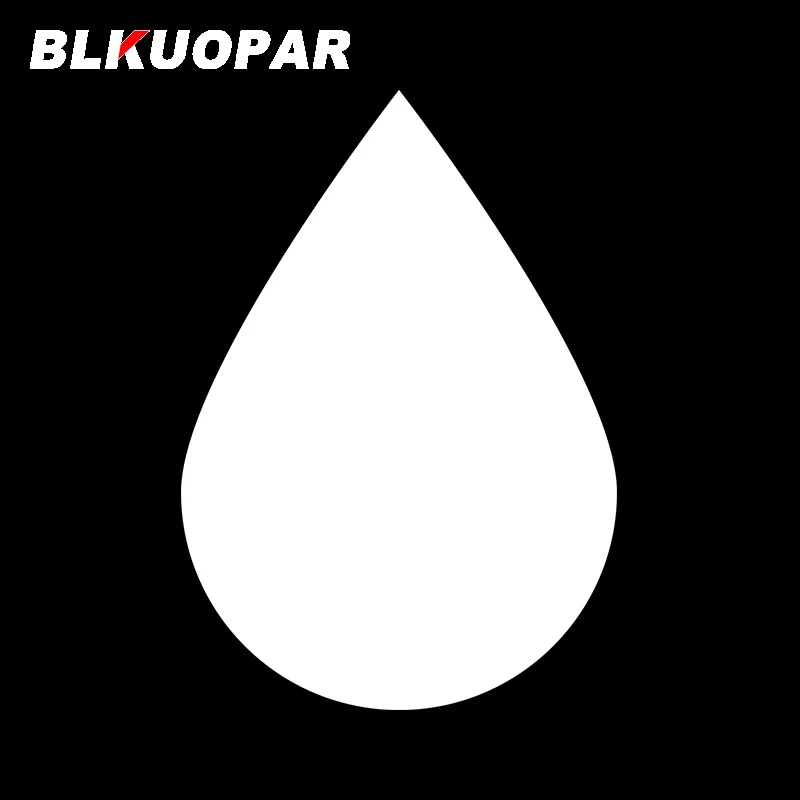 

Наклейки для автомобиля BLKUOPAR в виде капли воды, модные простые наклейки, устойчивые к царапинам, наклейки для кондиционера, декор для ноутбука, автомобильная этикетка