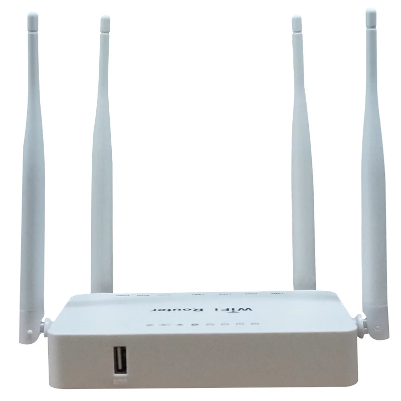 Беспроводной Wi-Fi роутер HUASIFEI 300 Мбит/с openWRT router 4 внешняя антенна Поддержка OS openwrt