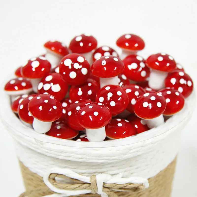 50/100 шт Моделирование мини-колонка в форме гриба модель горшечные растения