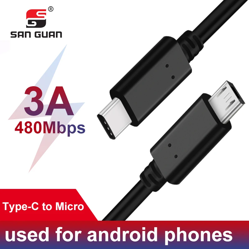 Кабель OTG micro type c адаптер кабель для Samsung OEM Type 5pin зарядный 3.3ft устройств Macbook
