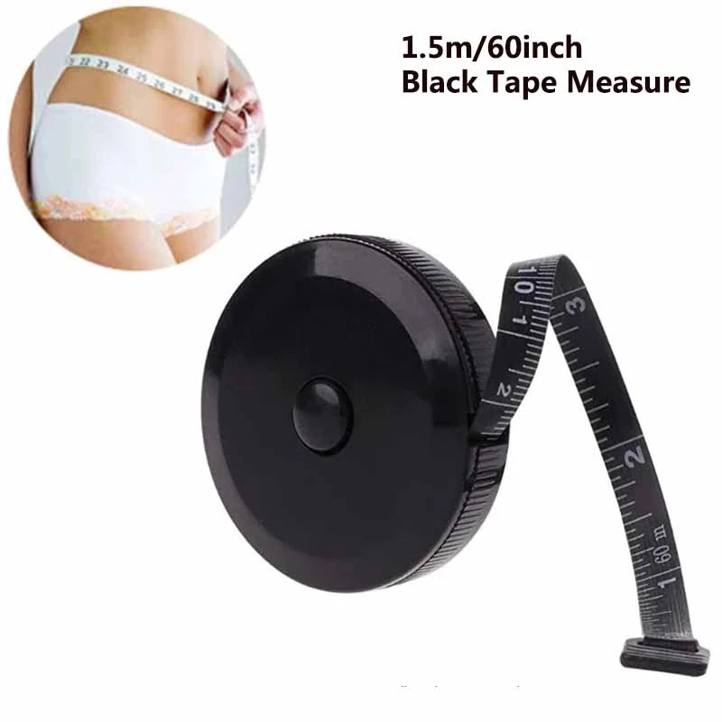 

60inch Tape Measuring Tool1.5m Tape Automatic Measuring ABS Flexible Tape Sewing Tailor Measurements Tape Retractable Mini Ruler
