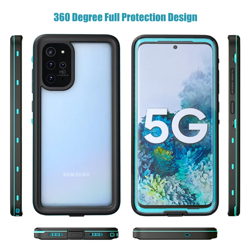 Водонепроницаемый чехол для Samsung Galaxy S20 ультра прозрачный пылезащитный подводный
