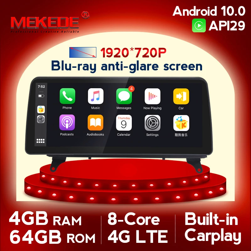 Автомобильный dvd плеер MEKEDE HD 10 25 дюйма Android 0 для BMW X5 E70 X6 E71 GPS навигация поддержка CIC CCC iDrive ID7 рулевое
