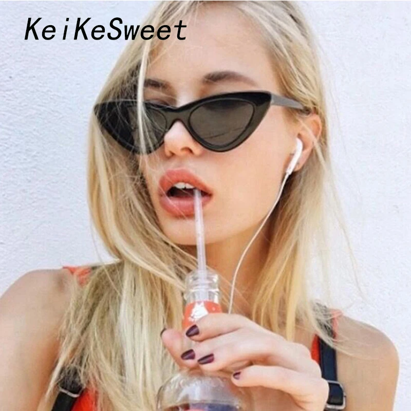 KeiKeSweet модные роскошные винтажные дизайнерские солнцезащитные очки женские