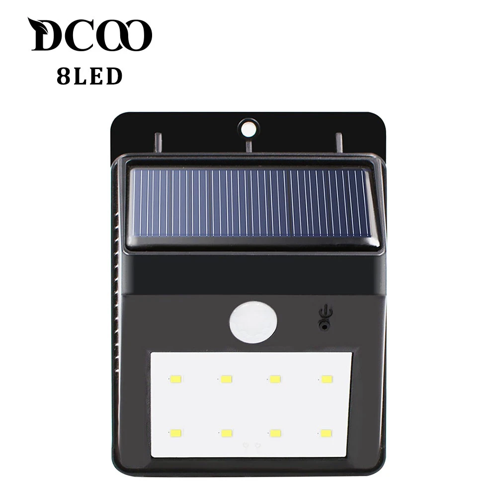 Dcoo 8/20/38led Солнечный свет датчик движения водонепроницаемый IP65 садовый уличная