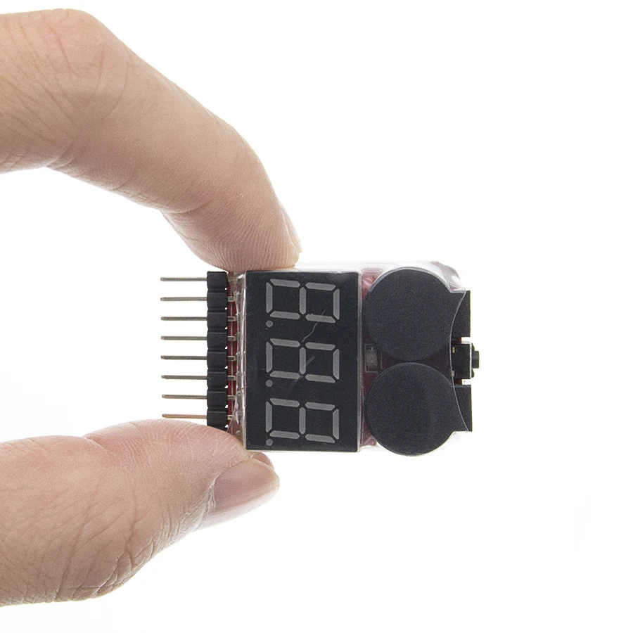 10 шт. 1-8S Lipo/li-ion/Fe RC вертолет самолет лодка и т. д. Напряжение батареи 2 в 1 тестер