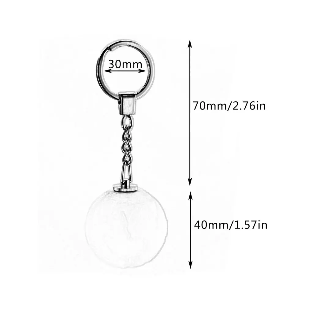 

Mini Moonlight LED 3D Print Keychain 3D Printing LED Moon Nightlight Keychain Creative Key Ring Gift for Friends LED lighting