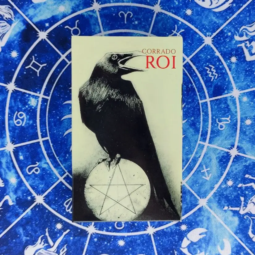 

Trend Cover Murder of Crows Tarot Cards and PDF Guidebook Divination Card Toys Entertainment Board Games 78 Pcs