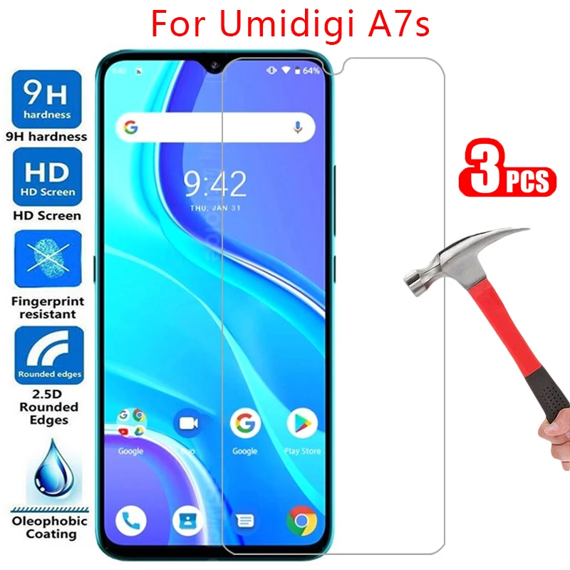 

Защитное закаленное стекло для umidigi a7s, Защита экрана для umi digi a 7 s 7 a7 s as7 7as 6,53, защитная пленка umia7s umidigia7s 9h