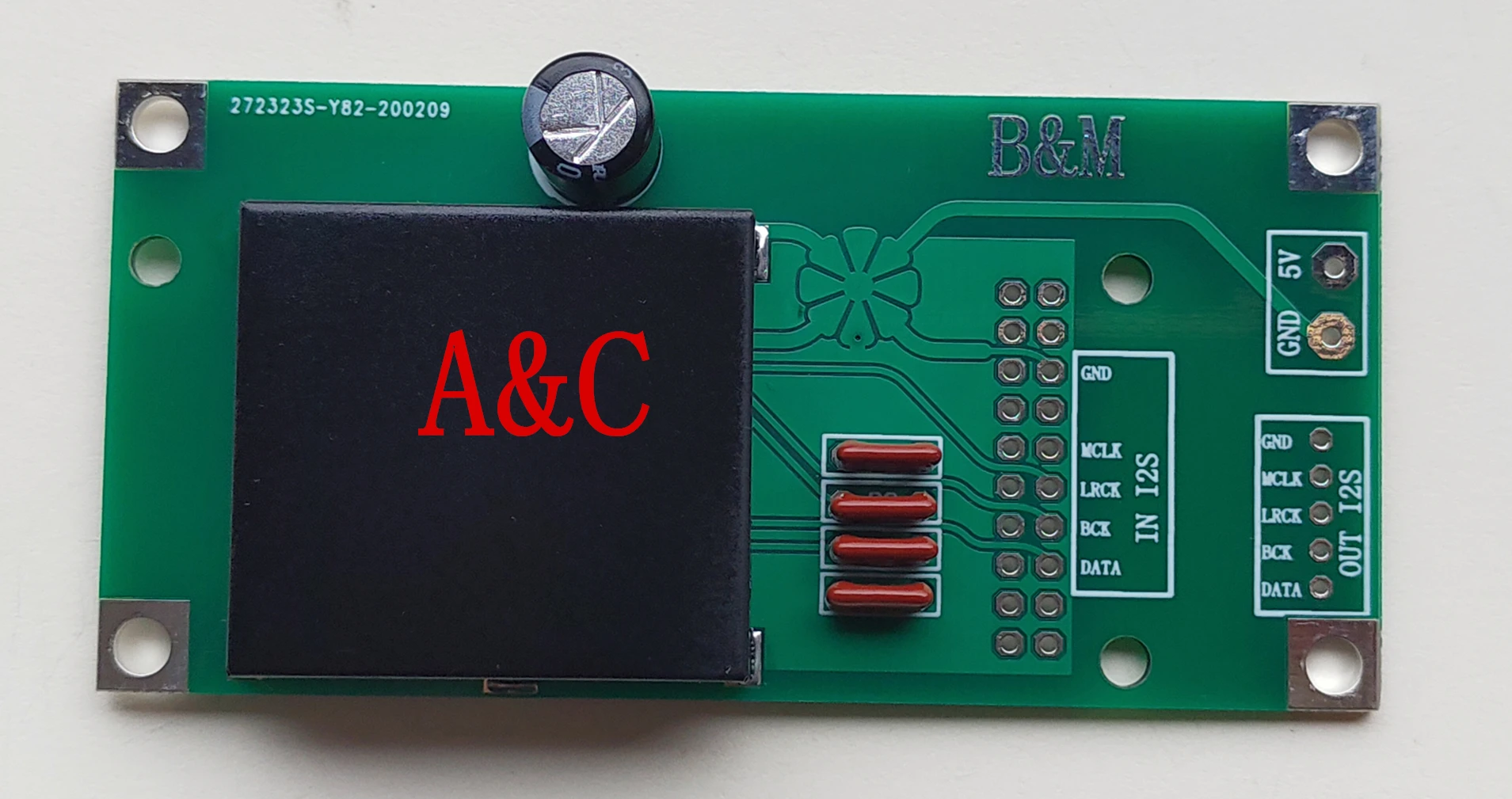 

2 generation I2S signal cache shaping board Amanero Digital interface, coaxial I2S signal shaping board