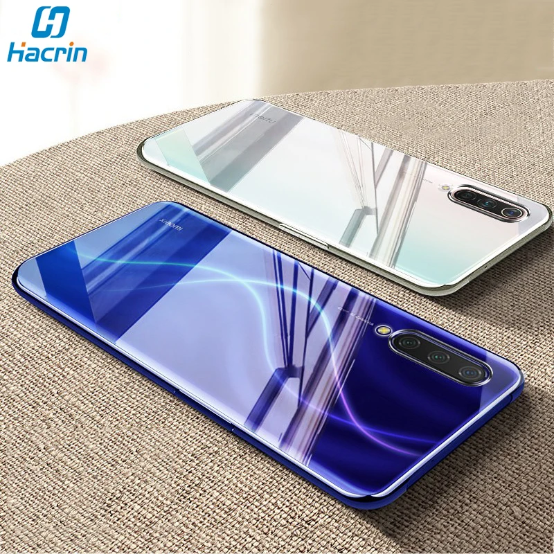 Чехол Hacrin для Xiaomi mi A3 мягкий прозрачный чехол из ТПУ с прозрачным покрытием CC9 Lite