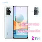 Защитное стекло для экрана и камеры xiaomi Redmi note 10 Pro, закаленное