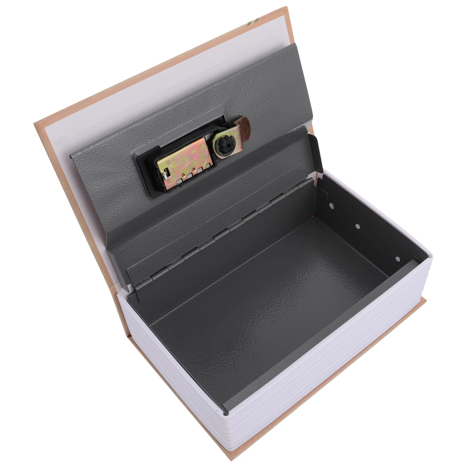 

1 Pc Secret Book Safe Box Storage Lock Box Rose Pattern Books Safe Box