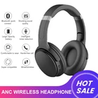 ANC Bluetooth наушники с активным шумоподавлением Беспроводная гарнитура складные Hifi глубокие басы Наушники с микрофоном для музыки