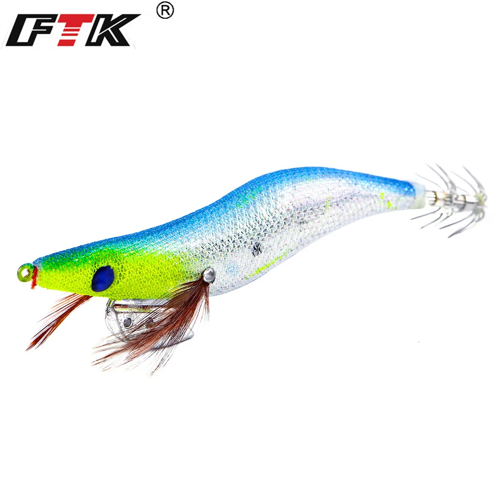 Светящиеся крючки FTK приманка рыболовная креветка искусственная пластиковая